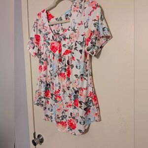 Floral Print Women's Top